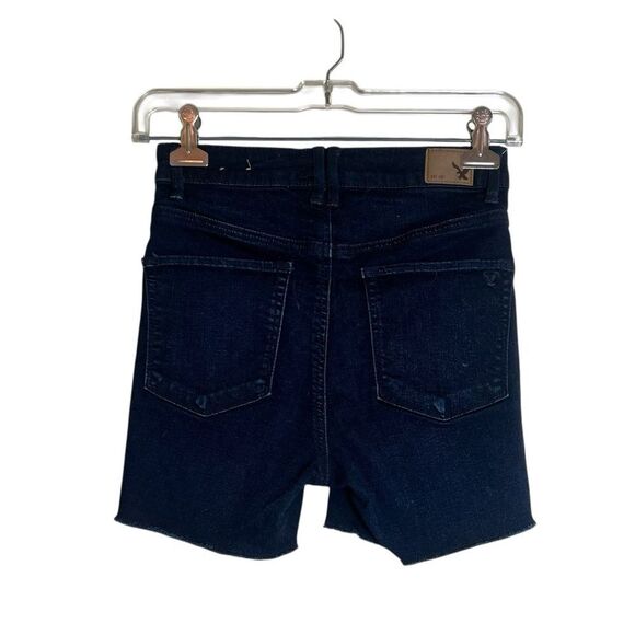 3 for $30! American eagle dark wash distressed shorts - Picture 6 of 7